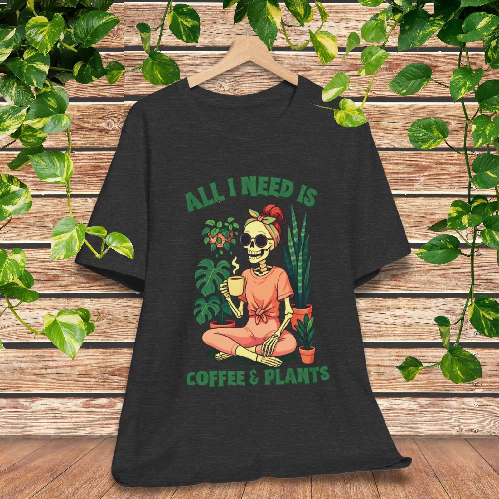 Plant Parent Shirt - T-shirt drôle à motif squelette pour