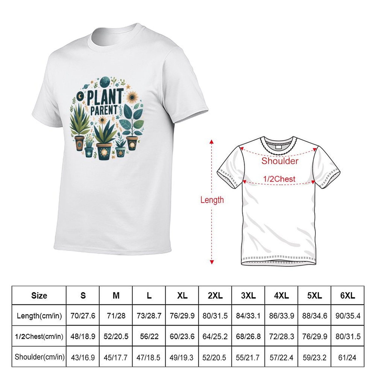 T-shirt Plant parent en coton  - Plant Parent Shirt avis et prix