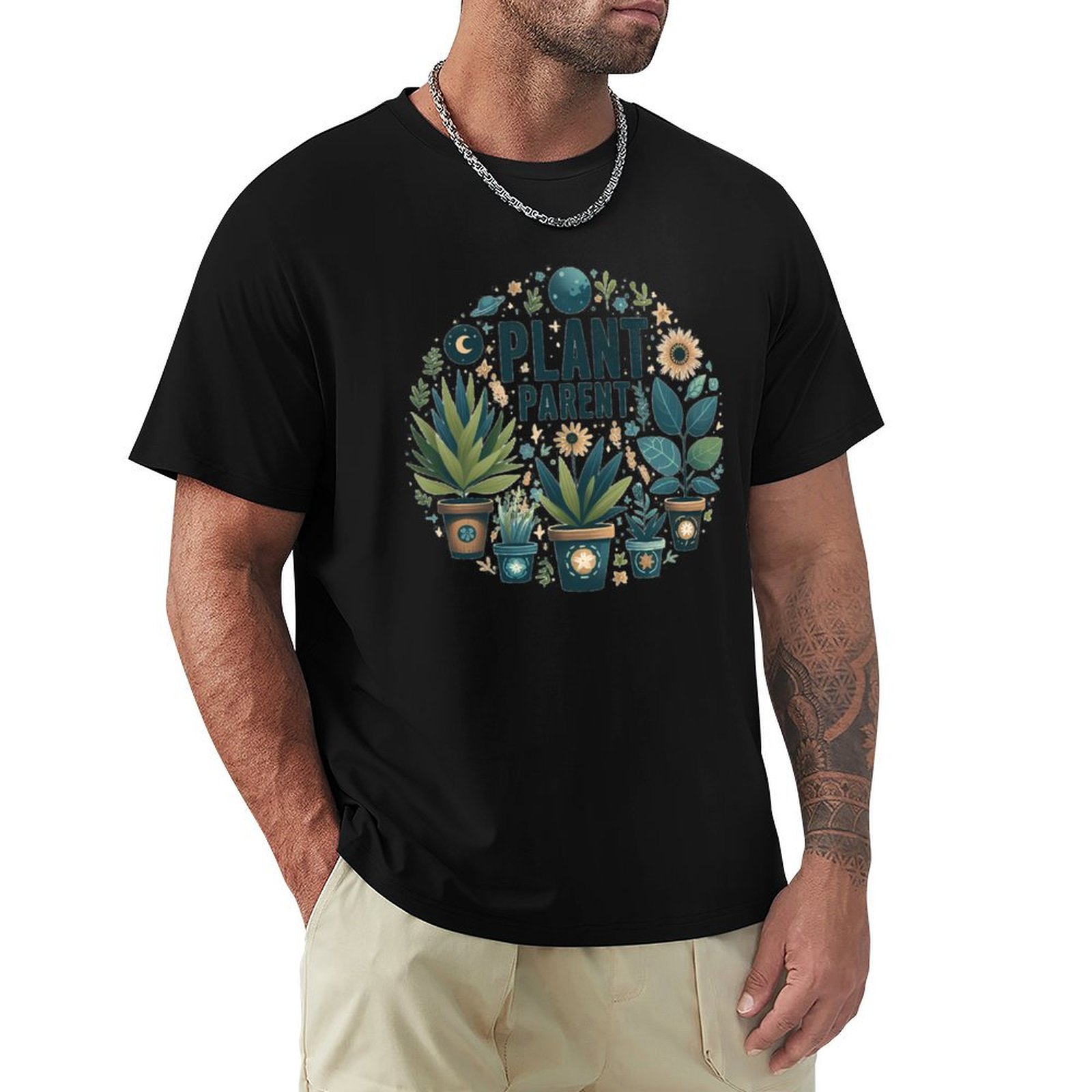 T-shirt imprimé avec motif art - Plant Parent Shirt avis et prix