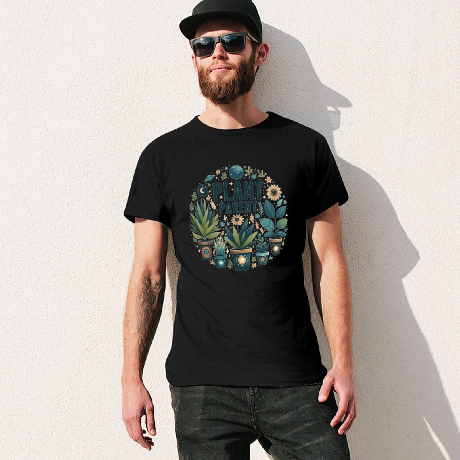 T-shirt imprimé avec motif art - Plant Parent Shirt avis et prix